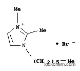 Molecular Structure of 411222-01-0 (1-Hexyl-2,3-dimethylimidazolium bromide)